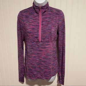 Ideology Women’s pullover heather purple half zip
